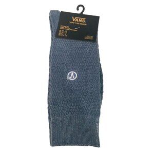 VANS Men's Dusty Teal Textured Dress Socks Size 9.5-13